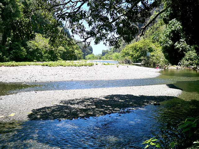 Landscape in the Cañon de Yumurí trail