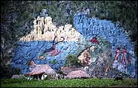 Mural de la Prehistoria. Viñales, Pinar del Rio